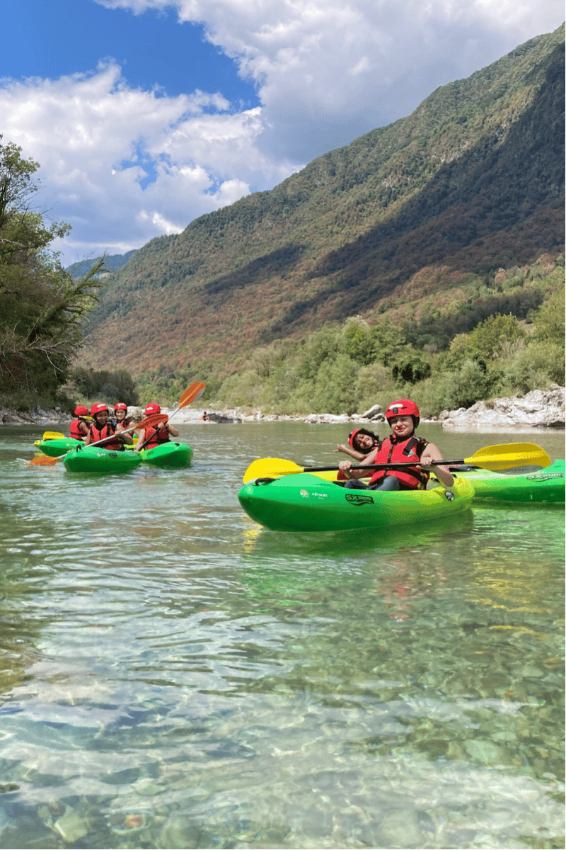 Kayaking on Soča River 