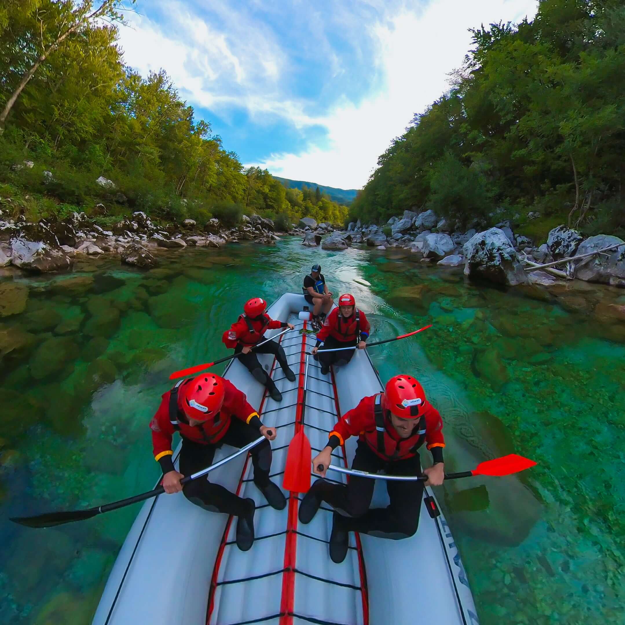 Rafting In Tolmin, Soča Valley